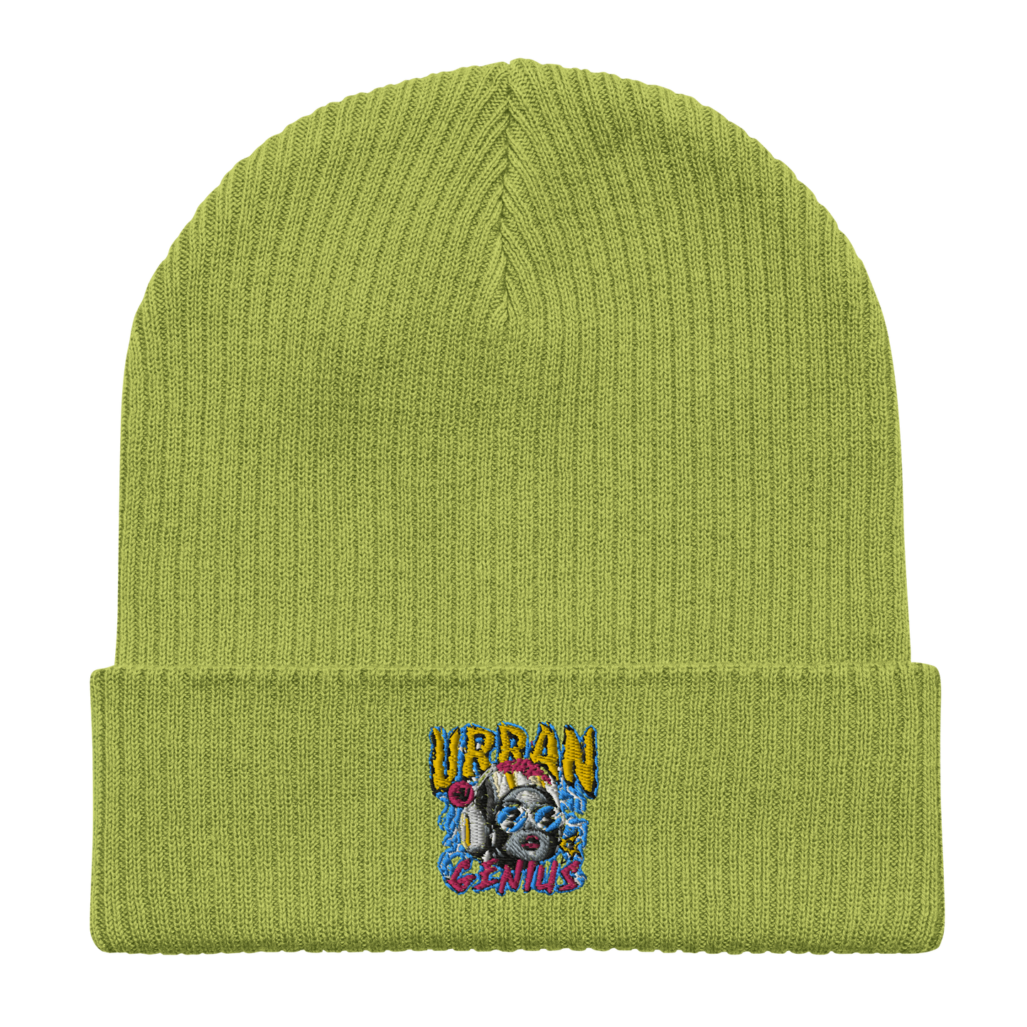 Organic ribbed beanie